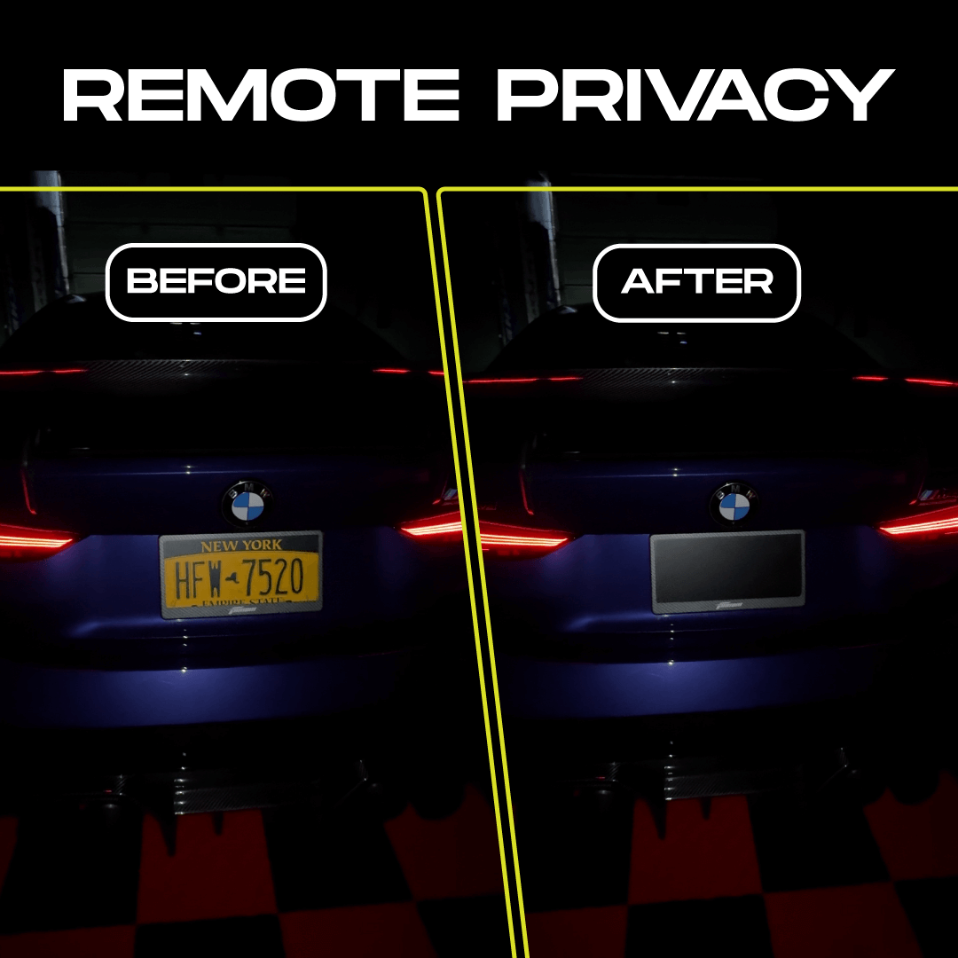 Before and After Blackout Plates G82