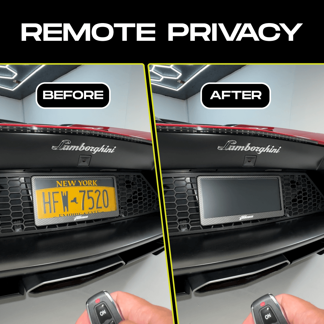 Blackout Privacy Plate