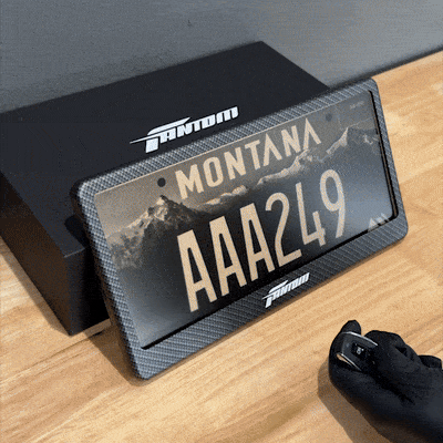 Blackout Privacy Plate Fantom® Universal Fit V2.0