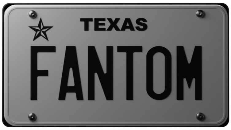 Fantom® Motorcycle Privacy Blackout Plate