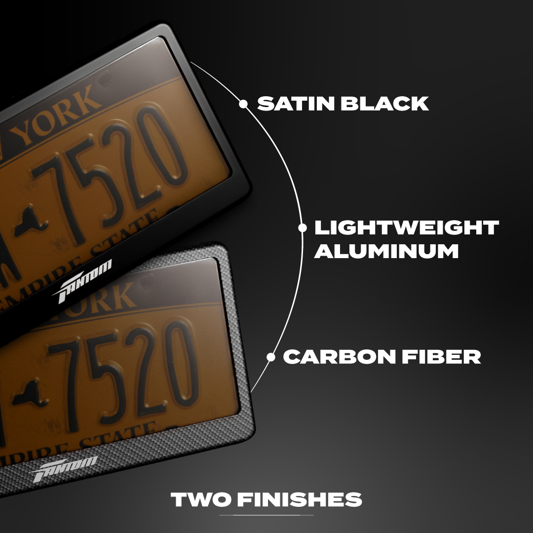 Blackout Privacy Plate Fantom® Universal Fit V2.0